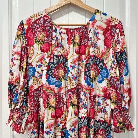 NWT Misa Los Angeles Open Back Honor Floral Mini Dress - Picture 6 of 14